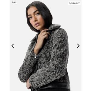 John Elliot Ivy Gray Alpaca Wool Blend Jacket Size 3/ US Large